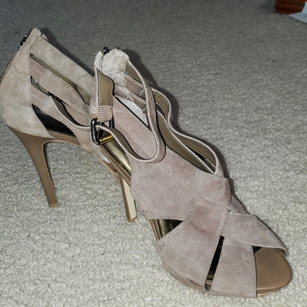 BCBG Girls Taupe Heels